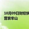 10月09日财经快讯：排查 劝离！当地管护局回应女博主露营哀牢山