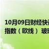 10月09日财经快讯：国内期货主力合约早盘涨跌互现，集运指数（欧线） 玻璃跌超6%