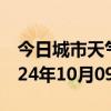 今日城市天气预报-天全天气预报雅安天全2024年10月09日天气