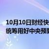 10月10日财经快讯：国家数据局：加大财政资金支持力度，统筹用好中央预算内投资 超长期特别国债等资金渠道