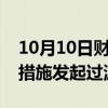 10月10日财经快讯：英国对华熨衣板反倾销措施发起过渡性审查