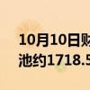 10月10日财经快讯：天马科技：9月鳗鱼出池约1718.5吨