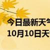 今日最新天气情况-忻州天气预报忻州2024年10月10日天气