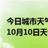 今日城市天气预报-德阳天气预报德阳2024年10月10日天气