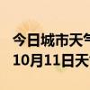 今日城市天气预报-阿里天气预报阿里2024年10月11日天气