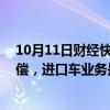 10月11日财经快讯：大众中国裁员进展：给予N+6丰厚赔偿，进口车业务是“重灾区”