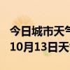 今日城市天气预报-苏州天气预报苏州2024年10月13日天气