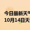 今日最新天气情况-银川天气预报银川2024年10月14日天气