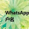 WhatsApp很快可以让您为您的帐户选择用户名